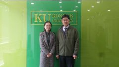 大圣韩国升学服务中心专家团拜访建国大学