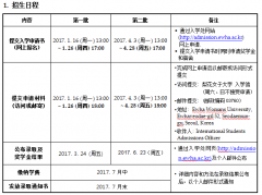 （本科插班）2017年9月招生--梨花女子大学